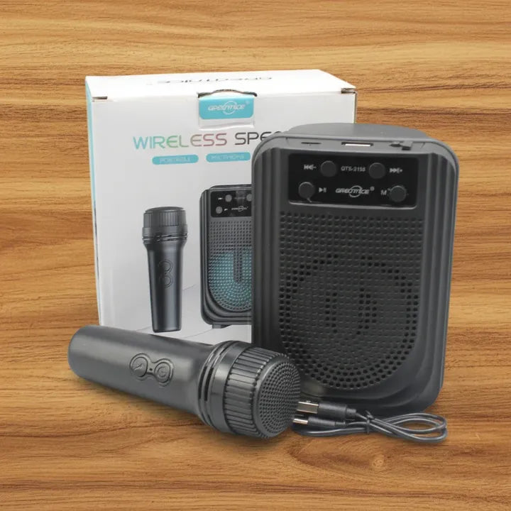 Greatnice GTS-2116 Portable Wireless Bluetooth Speaker with Mic & LED Lights