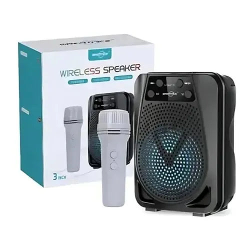 Greatnice GTS-2116 Portable Wireless Bluetooth Speaker with Mic & LED Lights