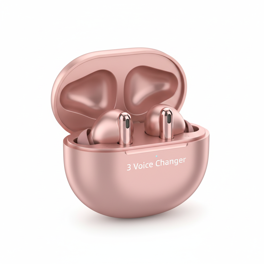 Buds Pro 4 Wireless Earbuds – 3 Voice Changer | Volume Control | 48H Battery