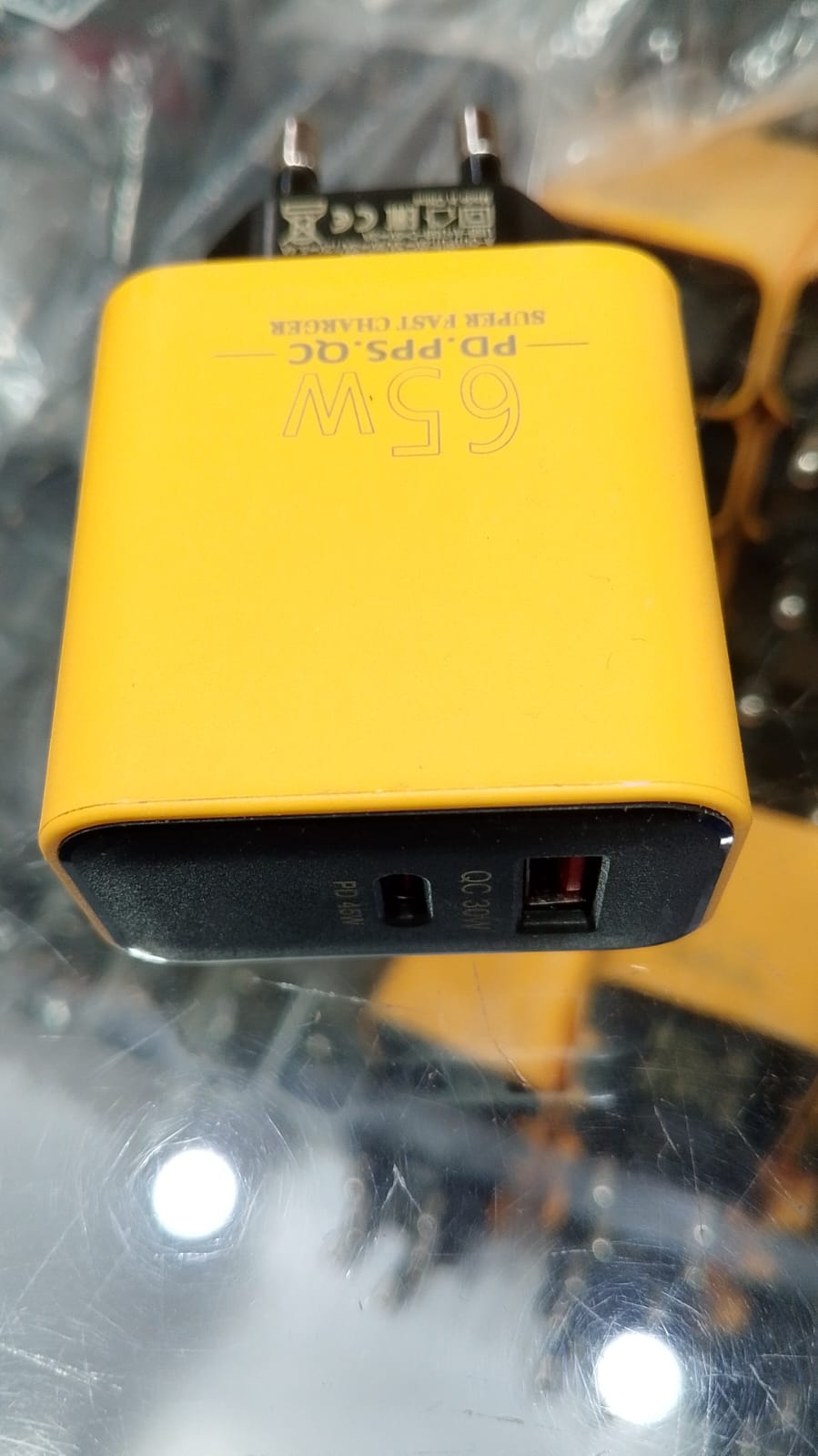65W Dual Port Super Fast Charger – PD 45W + QC 30W | Charge 2 Devices at Once