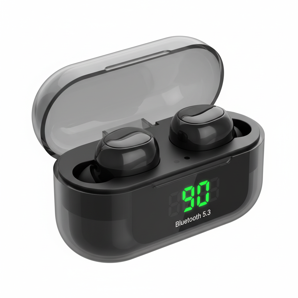 Air31 Wireless Earbuds – LED Battery Display | Bluetooth 5.3 | 3 Colors