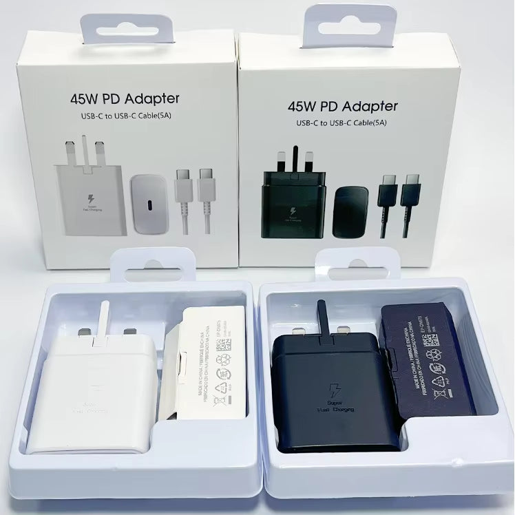 Samsung 45W USB-C Super Fast Charger – PD Adapter | Universal Compatibility