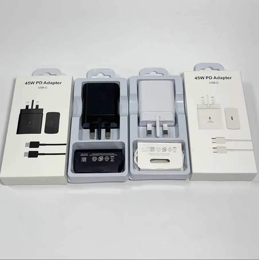 Samsung 45W USB-C Super Fast Charger – PD Adapter | Universal Compatibility